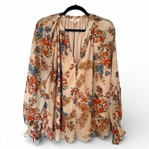 Floral Print Women's Top